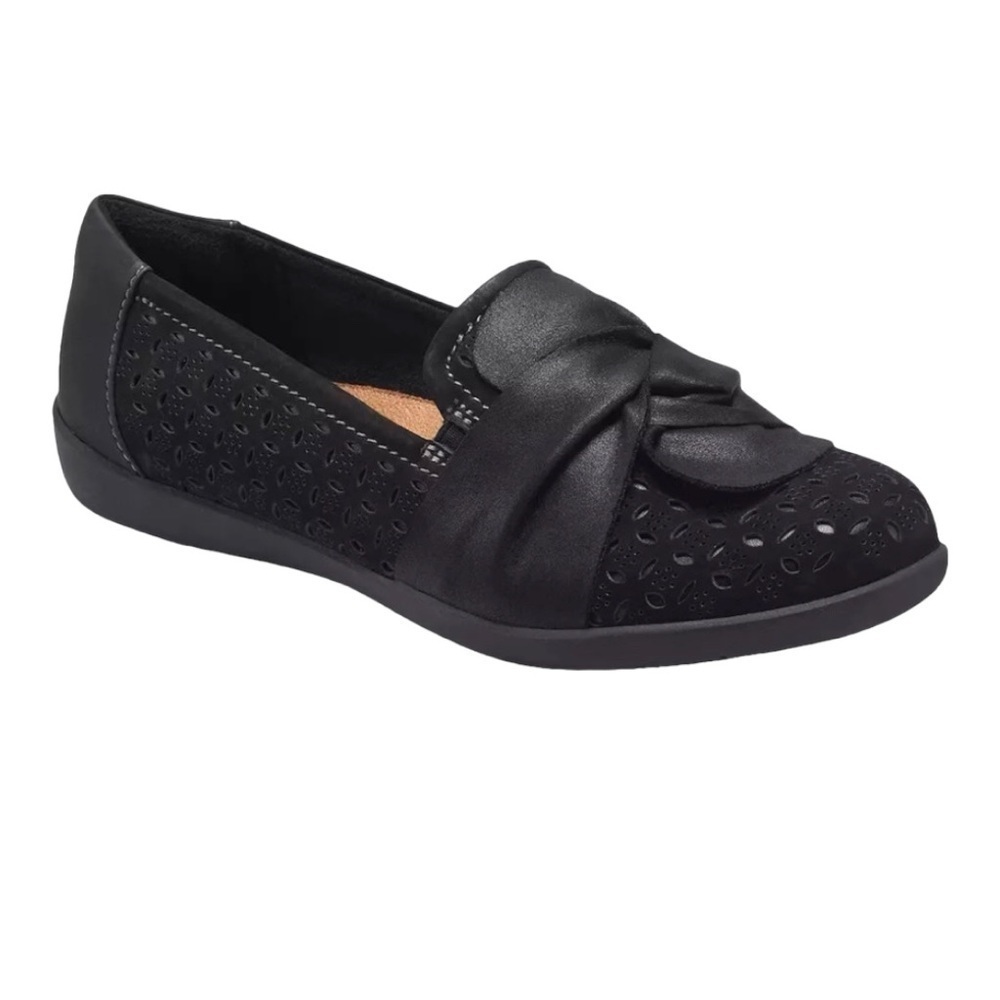 Earth Origins Finley Black Slip Ons Lightweight Loafer Comfort Flats Women’s 6.5 - Picture 3 of 13